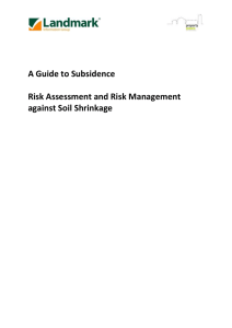A Guide to Subsidence