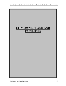 city owned land and facilities