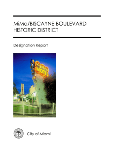 MiMo/BISCAYNE BOULEVARD HISTORIC DISTRICT