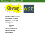 What`s new in GPAW and ASE - Campos-wiki pages