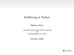 Einführung in Python