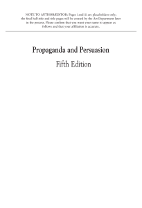 Propaganda and Persuasion Fifth Edition