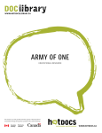 ARMY OF ONE - HotDocs Doc Library