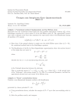 ¨Ubungen zum Integrierten Kurs: Quantenmechanik Blatt 12