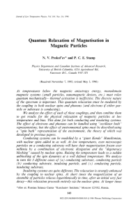 Quantum relaxation of magnetisation in magnetic particles