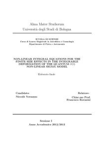 Alma Mater Studiorum Universit`a degli Studi di Bologna