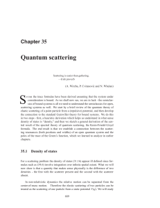 Quantum scattering