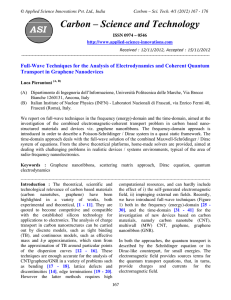 Carbon – Science and Technology