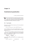 Chapter 37 - Semiclassical quantization