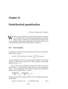 Chapter 37 - Semiclassical quantization