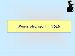 Magneto-transport properties of quantum films