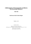 A Bibliography of Oceanographic and Marine