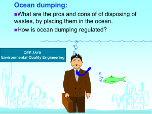 Ocean dumping - Cornell Engineering