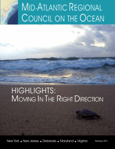Moving in the Right Direction - Mid-Atlantic Regional Council on the