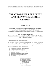Great Barrier Reef Depth and Elevation Model: GBRDEM (33)