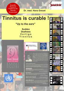 Tinnitus is curable ! - Tinnitus