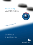 Introducing MADSEN Astera² Excellence in audiometry