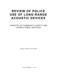 REVIEW OF POLICE USE OF LONG