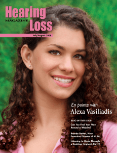 View issue as PDF document - Hearing Loss Association of America