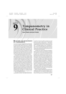 Tympanometry in Clinical Practice