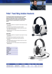 Peltor™ Fixed Wing Aviation Headsets