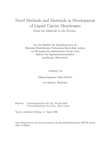 Novel Methods and Materials in Development of Liquid Carrier
