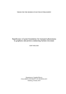 Significance of grain boundaries for transport phenomena in