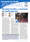 Microbial keratitis: a community eye health approach