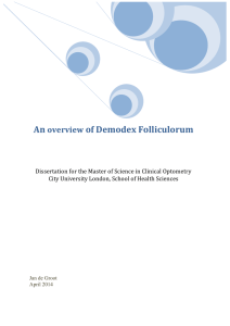 An overview of Demodex Folliculorum