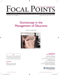 Gonioscopy in the Management of Glaucoma - glokom-net
