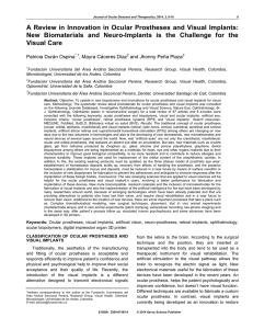 A Review in Innovation in Ocular Prostheses and Visual Implants