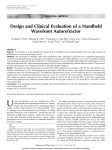 Design and Clinical Evaluation of a Handheld Wavefront Autorefractor