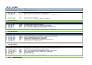 programme - VPO 2016