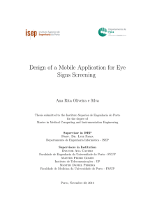 Design of a Mobile Application for Eye Signs Screening