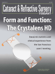 Form and Function-The CrystaLens HD_Results with the CrystaLens