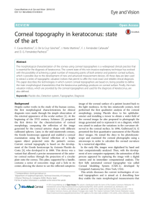 Corneal topography in keratoconus: state of the art