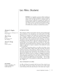 Lee Allen, Ocularist - Artificial Eye Clinic