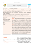 Prevalence of dry eye syndrome at patients with diabetus