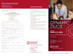 dynamic duos - Salus University
