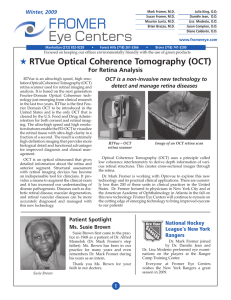 RTVue Optical Coherence Tomography (OCT)