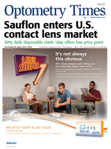 Sauflon enters U.S. contact lens market