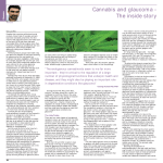 Cannabis and glaucoma - The inside story