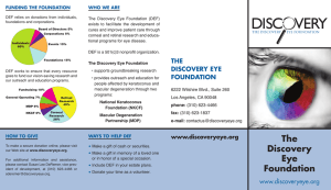 The Discovery Eye Foundation