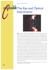 C 25 The Eye and Optical Instruments