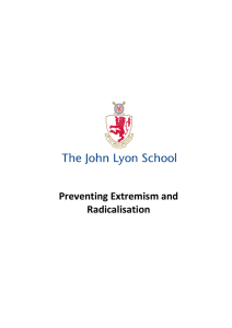Preventing Extremism and Radicalisation
