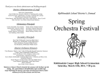 Spring Orchestra Festival