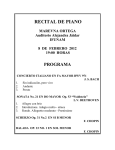 recital de piano - Instituto de Física UNAM