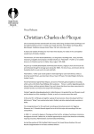 AHI - Christian-Charles de Plicque