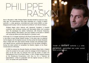Philippe Raskin CV English 2016