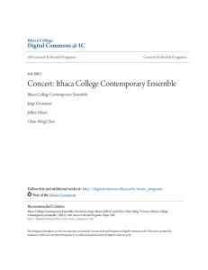 - Digital Commons @ Ithaca College